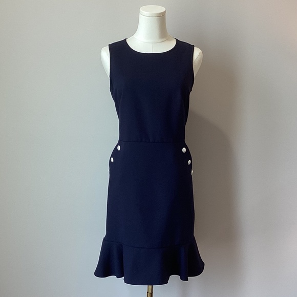 LOFT Petite Pearl Pocket Dress - 8P - Picture 3 of 6